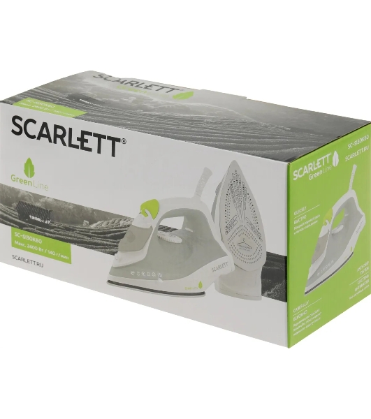 Утюг Scarlett SC-SI30K60 GREEN LINE WHITE