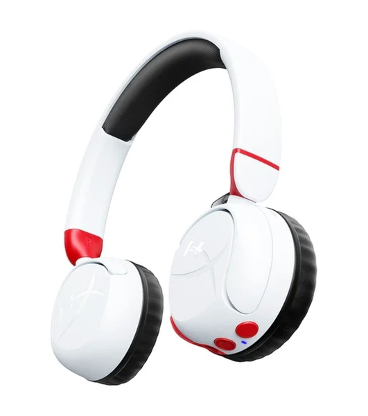 Гарнитура HyperX Cloud Mini белый, беспроводная + проводная, Bluetooth, до 25 ч, совместимость с PS5, Xbox
