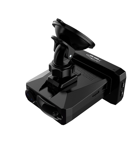 Видеорегистратор Sho-Me Combo Raptor WiFi, 2304x1296, 3', GPS/ГЛОНАСС, Wi-Fi, G-сенсор, датчик движения, GPS-информатор