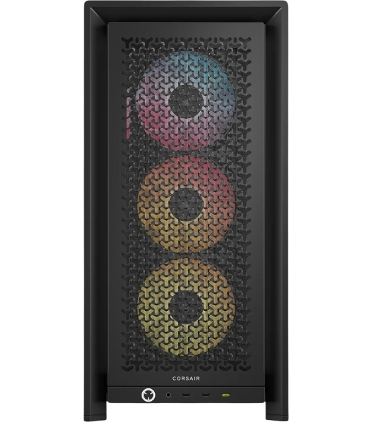 Корпус Corsair Frame 4000D LCD RS ARGB Black, Midi-Tower, чёрный, 4 x 120 мм