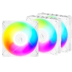 Вентилятор корпусной ARCTIC P14 Pro Reverse A-RGB (White) 3 Pack (ACFAN00328A), фото 1