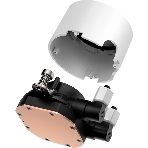 Система охлаждения/ PCCooler DA360 ARGB WH (280W, 360мм, белый, ARGB/ Fans: 3x120мм, 72.1CFM, 33.8dBA, 1800RPM/ Pump height 55мм, 28dBA, 3000RPM, Rad thickness 27мм/ S: 1851, 1700, 1200, 20XX, 115X, AM5, AM4), фото2
