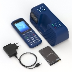Мобильный телефон Maxvi RT-03 + док-станция, синий, фото12