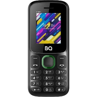 Мобильный телефон BQ 1848 Step+ черный/зеленый