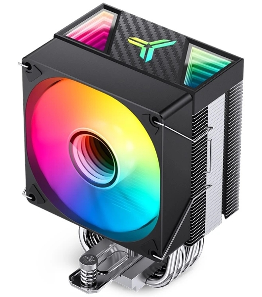 Кулер для процессора JONSBO CR-1400 V2 ARGb (180W, 4-pin PWM, 133мм, Al/Cu, 4x6мм, ARGb, 1x92мм, 38.2CFM, 33.8dBA, 2200RPM, S: 1700/1200/115X, AM4/AM5 черный)