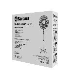 Вентилятор напольный Sakura SA-10BK черный/серый 2шт./кор., фото2