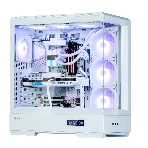 Компьютерный корпус ZALMAN P50 DS, ATX, WHITE, WINDOW, 2x3.5', 3x2.5', 1xUSB TYPE-C, 2xUSB 3.0, SIDE 3x120мм ARGb, REAR 1x120мм ARGb, фото4