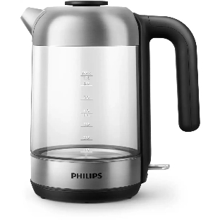 Чайник электрический Philips HD9339/80 1.7 л, 2200 Вт, прозрачный (корпус: стекло)