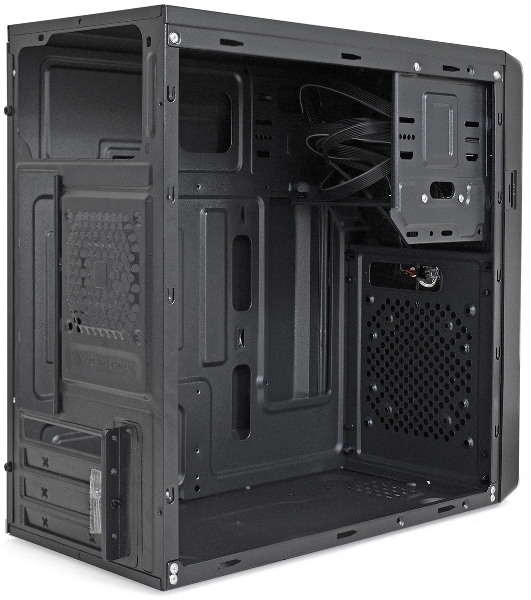 Компьютерный корпус Minitower ExeGate BA-309U2-UNS450 (mATX, БП UNS450 с вент. 12см, 1хUSB+2хUSB 3.0, HD аудио, черный)