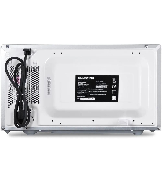Микроволновая печь Starwind SMW2820 серебристый/черный, 20 л, 700 Вт, переключатели - сенсор