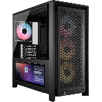 Корпус Corsair Frame 4000D LCD RS ARGB Black, Midi-Tower, чёрный, 4 x 120 мм, фото 1