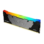 Оперативная память Kingston Fury Renegade, DDR4, 32GB (1x32GB), 3200MHz, CL16, DIMM, с радиатором, RGB, серебристый/черный, фото2