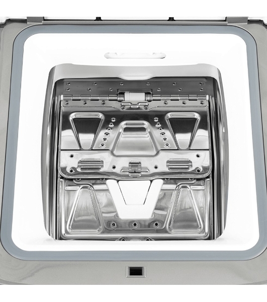 Стиральная машина Maunfeld SILVER MFWM127ISSL серебристый, загрузка вертикальная 7 кг, 1200 об/мин., класс: А+++