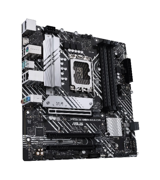 Материнская плата ASUS PRIME B660M-A D4-CSM, LGA 1700, Intel B660, 4xDDR4, 4xSATA, 2xM.2, 1xPCIe 4.0 x16, 1xPCIe 4.0 x4, 1xDP, 2xHDMI, 1x 1Gb LAN, 2xUSB-A 3.2 Gen 2, 4xUSB-A 2.0, 3x3.5 мм, 7.1, mATX