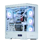 Компьютерный корпус ZALMAN P50 DS, ATX, WHITE, WINDOW, 2x3.5', 3x2.5', 1xUSB TYPE-C, 2xUSB 3.0, SIDE 3x120мм ARGb, REAR 1x120мм ARGb, фото5