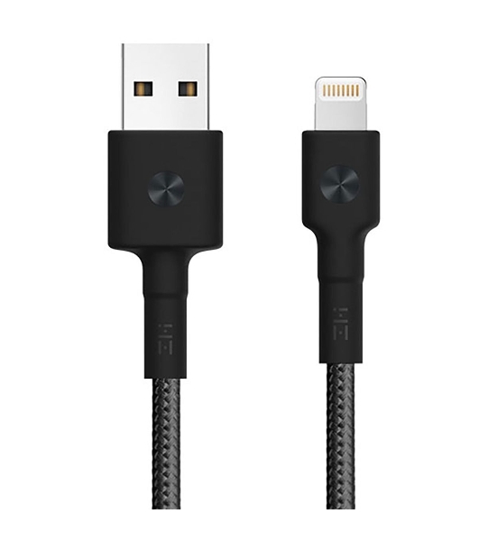 Кабель USB ZMI USB cable (MFi certified 200cm PP braided Lightning cable) черный