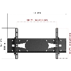 Кронштейн для телевизора Holder PTS-4006 черный 32'-90' макс.40кг настенный наклон, фото2