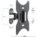Кронштейн Arm media LCD-201 черный, TV 17'-42', max 30 кг, VESA 200x200 мм настенный, фото5