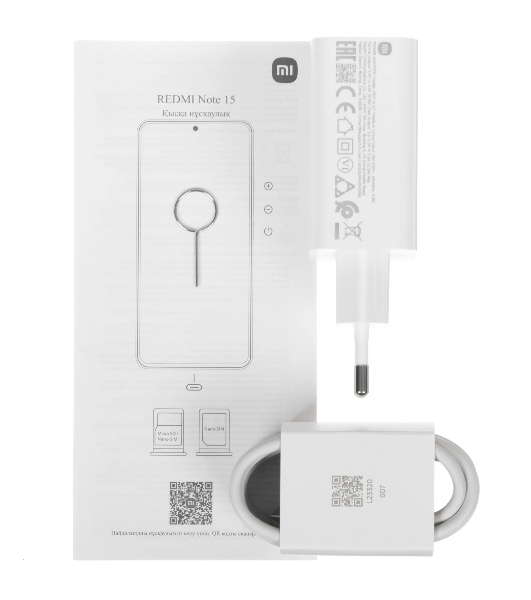 Смартфон Xiaomi Redmi Note 15, 8/256Gb, черный