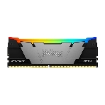 Оперативная память Kingston Fury Renegade, DDR4, 32GB (1x32GB), 3200MHz, CL16, DIMM, с радиатором, RGB, серебристый/черный, фото 1