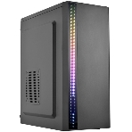 Компьютерный корпус ATX Filum S17 черный, без БП, RGB strip, USB 3.0, фото 1