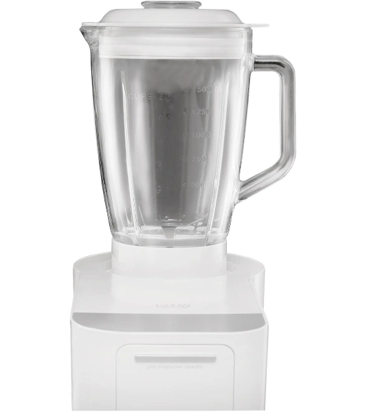 Кухонная машина Korting KKM 0105 Polar мощность 1200 Вт, 7 насадок (планетарный миксер с 3-мя насадками, мясорубка, насадка для колбас, насадка для кеббе, насадка-блендер), объем чаши 5.5 л, 8 скоростей, импульсный режим, механическое управление, белый