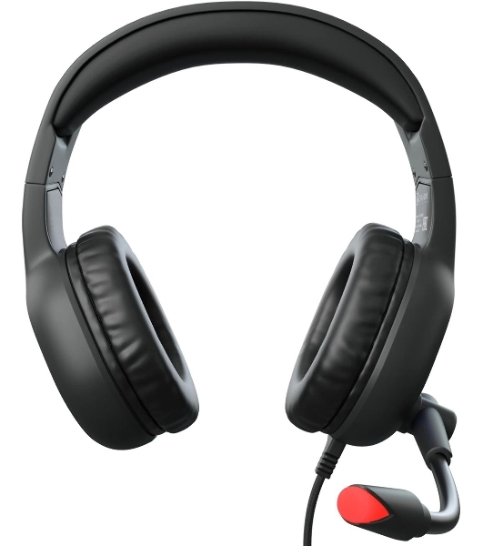 Гарнитура Oklick HS-L930G чёрный/синий, проводная, USB, подсветка