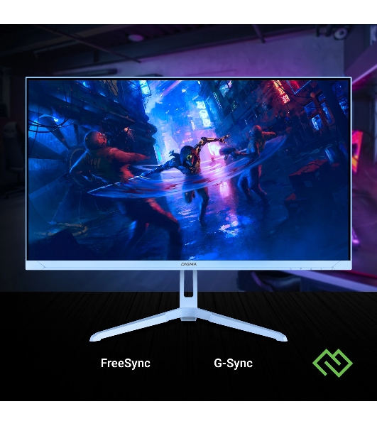Монитор 23.8' Digma Overdrive 24P410F IPS 1920x1080, 200 Гц, 2 мс, 16:9, 300 кд/м2, 1xHDMI, 1хDP, 1xUSB, 1x3.5 мм, голубой