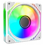 Вентилятор для корпуса Alseye Mirror-W-R белый, 120 мм, 2000 об/мин, 35.2 дБ, 4 pin, фото 1