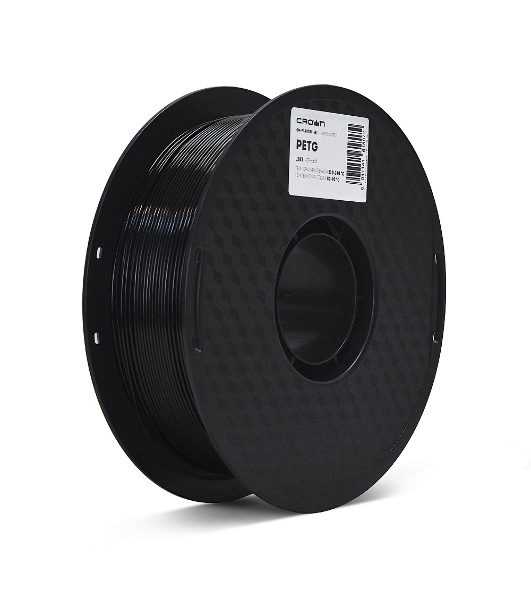 Филамент Crown Micro CM-FILPETG016B PETG 1.75 1кг черный