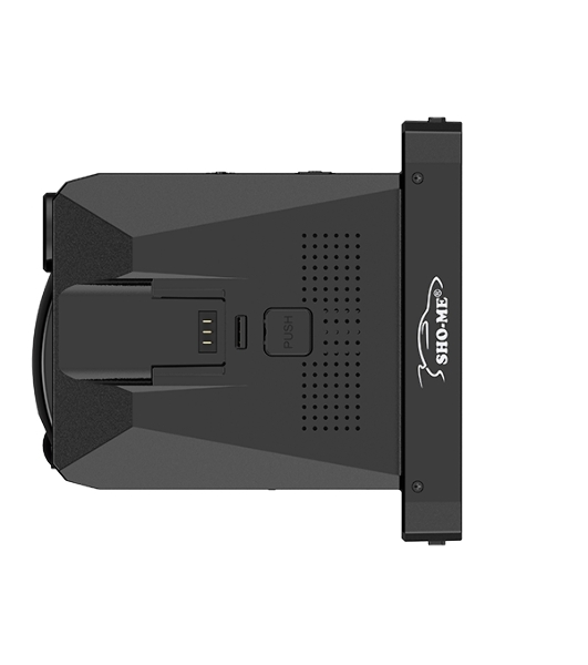 Видеорегистратор Sho-Me Combo Raptor WiFi, 2304x1296, 3', GPS/ГЛОНАСС, Wi-Fi, G-сенсор, датчик движения, GPS-информатор