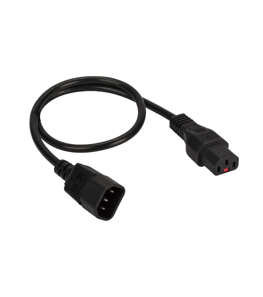 Шнур питания Lanmaster LAN-PP13L/14-5.0-BK C13-С14 проводник.:3x0.75мм2 5м 220В 10А черный