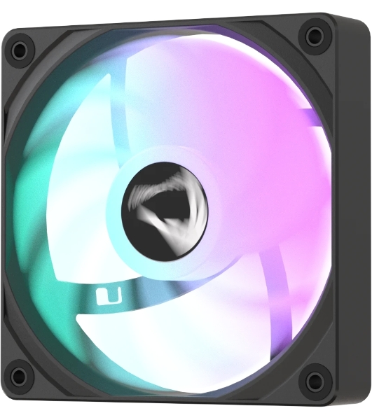 Вентилятор для корпуса Formula PA120R Reverse ARGB 120х120x25 черный 4-pin 28.8дБ (PA120R BLACK) Ret