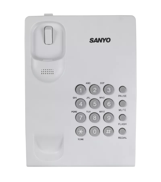 Телефон проводной SANYO RA-S204W белый