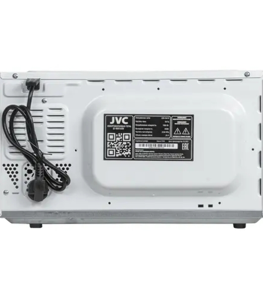 Микроволновая печь JVC JK-MW149M белый, 20 л, 700 Вт, переключатели - поворотный механизм
