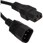 Шнур питания Lanmaster LAN-PP13L/14-5.0-BK C13-С14 проводник.:3x0.75мм2 5м 220В 10А черный, фото2