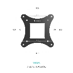 Кронштейн для телевизора ONKRON SN31 10'-32' наклонный, черный, фото2