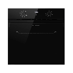 Духовой шкаф Kuppersberg HO 608 BB Glass, High-Tech, 78 л, цвет черный, цвет фурнитуры черный, поворотное управление, дисплей, таймер, 8 режимов, макс. температура 310 градусов, телескопические направляющие (на 1 уровень), фото 1