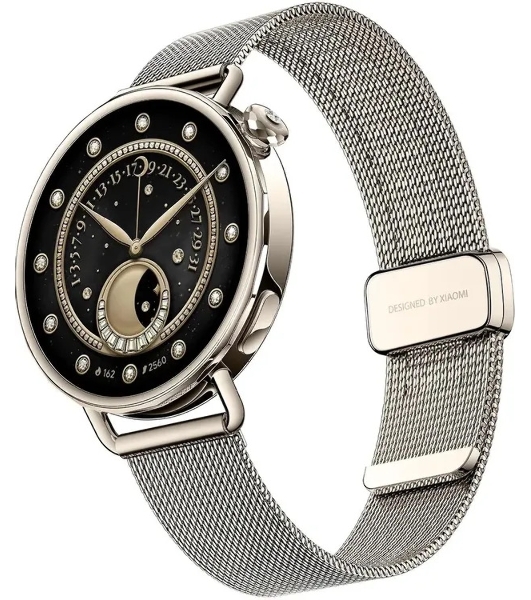 Умные часы Xiaomi Watch S4, 1.32', AMOLED, 4G, Wi-Fi, Bluetooth, NFC, USB, IP68, золотистый