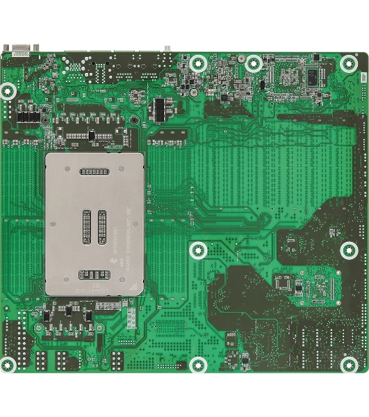 Серверная материнская плата ASRock GNRD8-2L2T, 1xE2 (LGA 4710), встроен в процессор, 8xDDR5, 0xSATA, 2xM.2, 7xPCIe 5.0 x16, 1xVGA, 2x1Gb LAN, 2x10Gb LAN, IPMI, 2xUSB-A 5Gbps, SSI CEB