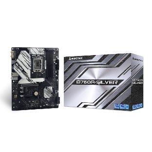 Материнская плата Biostar B760A-SILVER, LGA 1700, Intel B760, 4xDDR5, 4xSATA, 3xM.2, 1xPCIe 5.0 x16, 1xPCIe 4.0 x4, 2xPCIe x1, 1xHDMI, 1xDP, 1x 2.5Gb LAN, 5xUSB-A 3.2 Gen 2, 2xUSB-A 2.0, 1xUSB-C 3.2 Gen 2, 3x3.5 мм, 7.1, ATX