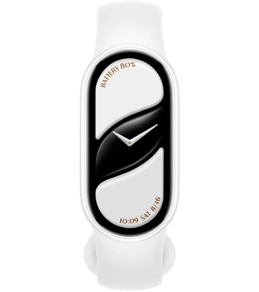 Фитнес-браслет Xiaomi Smart Band 10 Ceramic Edition, 1.72', AMOLED, Bluetooth, IPX8, жемчужно-белый