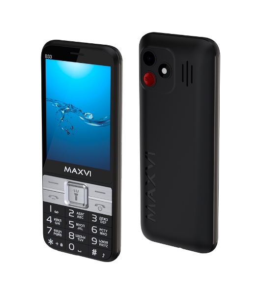 Мобильный телефон Maxvi B33 черный
