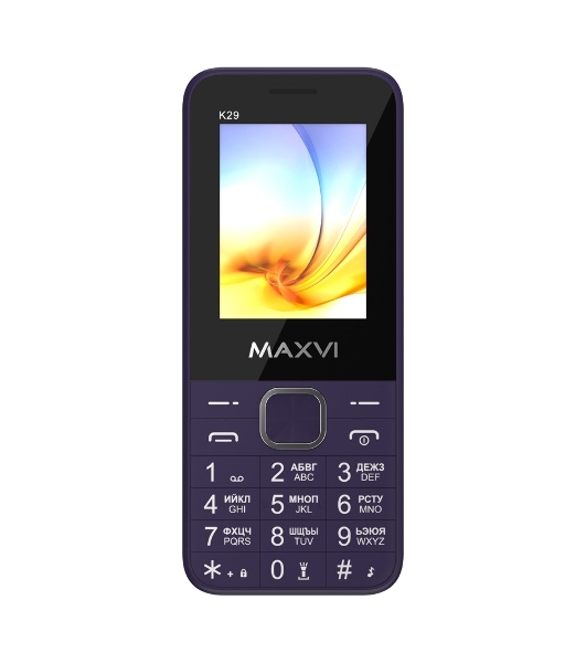Мобильный телефон Maxvi K29 фиолетовый