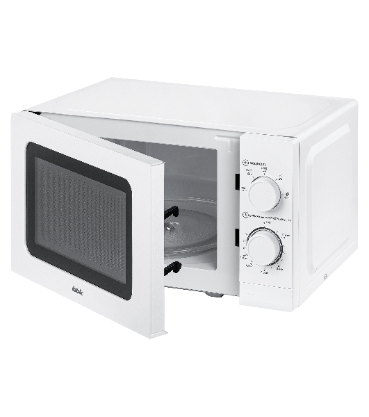 Микроволновая печь BBK 20MWS-786M/W белый, 20 л, 700 Вт, переключатели - поворотный механизм