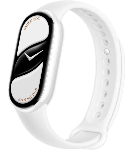 Фитнес-браслет Xiaomi Smart Band 10 Ceramic Edition, 1.72', AMOLED, Bluetooth, IPX8, жемчужно-белый