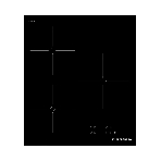 Варочная панель Kuppersberg ICI 406, индукция, High-Tech, 45 см, 9 уровней мощности, inverter, таймер, пауза, Booster, автоматическое отключение, сенсорное управление, автоматическое закипание, черный, фото 1