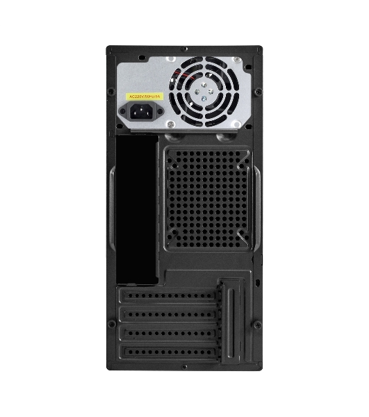 Компьютерный корпус Minitower ExeGate BAA-308MU2-UNS450 (mATX, БП UNS450 с вент. 12см, 1хUSB+2хUSB 3.0, HD Audio, черный)