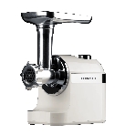 Мясорубка электрическая Horizont HMG02A-1800 белый, 1800 Вт, 1.6 кг/мин, реверс, защита от перегрузки, металлический лоток, насадки - 2, фото4