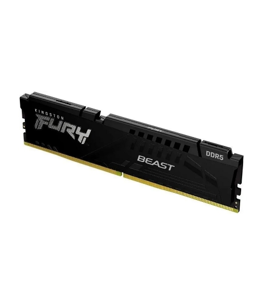 Оперативная память Kingston Fury Beast, DDR5, 8GB (1x8GB), 6000MHz, CL36, DIMM, с радиатором, черный